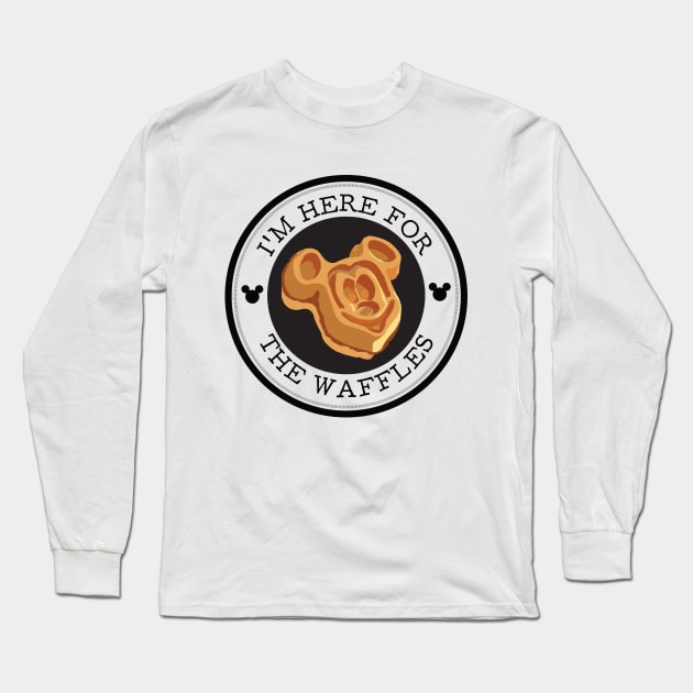 Here For The Waffles Long Sleeve T-Shirt by TeeOurGuest